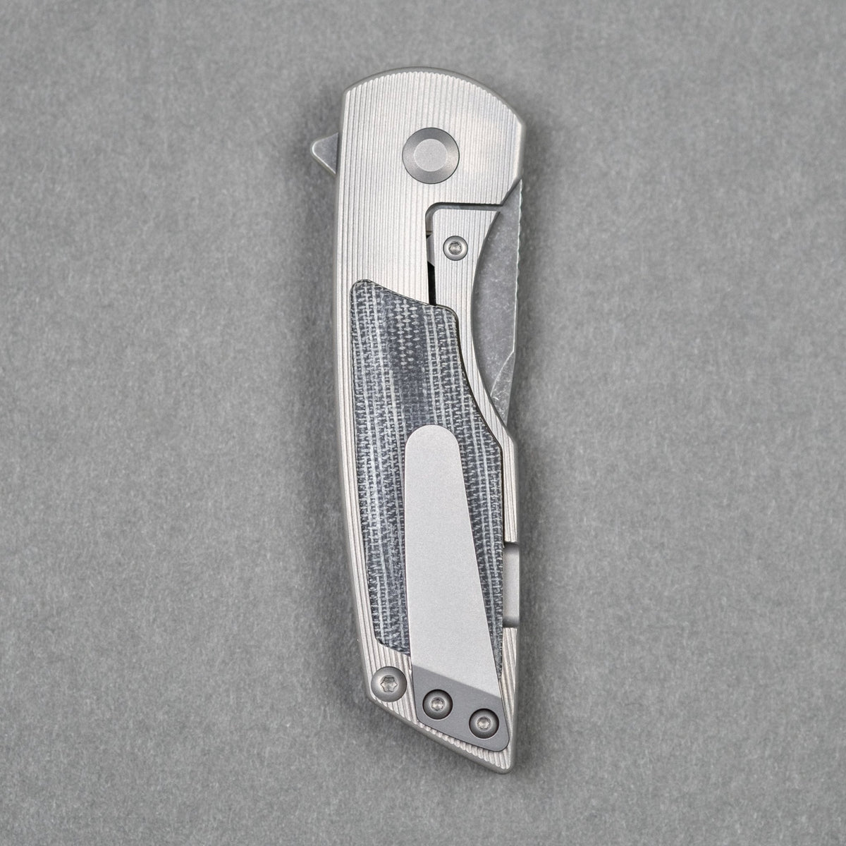 URBAN Delta - Black Micarta & Acid - Etched Finish (Limited Run) - URBAN EDC®
