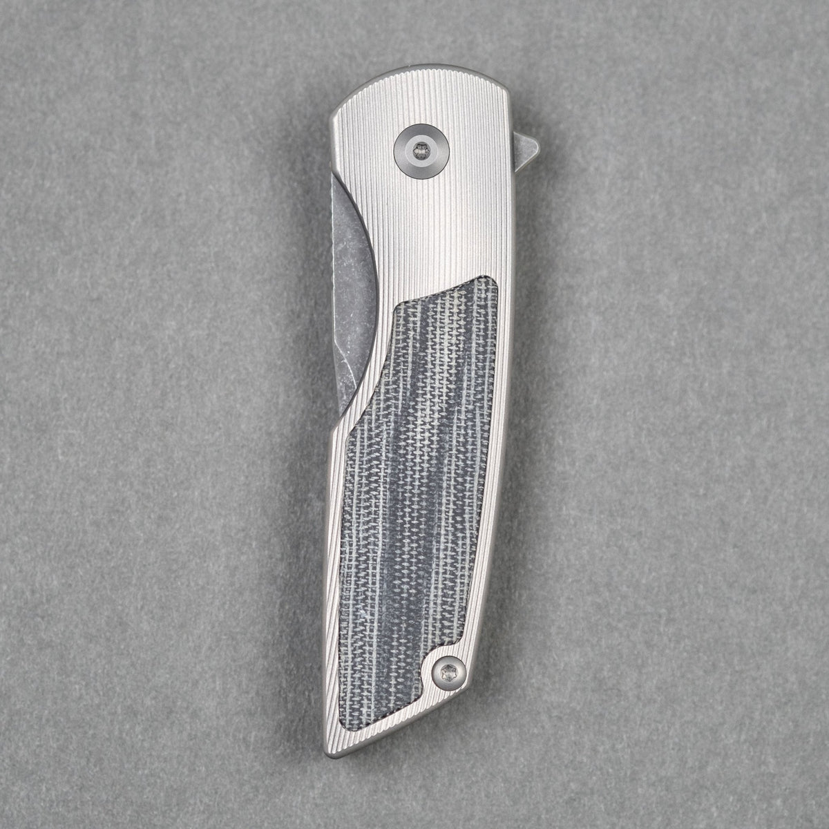 URBAN Delta - Black Micarta & Acid - Etched Finish (Limited Run) - URBAN EDC®
