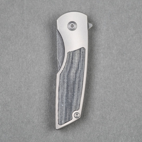 URBAN Delta - Black Micarta & Acid - Etched Finish (Limited Run) - URBAN EDC®