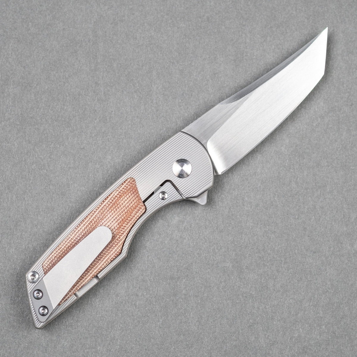 URBAN Delta - Brown Micarta & Hand - Rubbed Finish (Limited Run) - URBAN EDC®