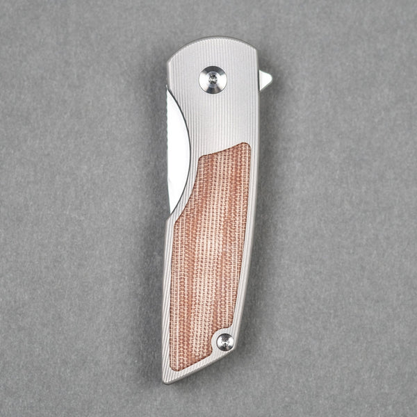 URBAN Delta - Brown Micarta & Hand - Rubbed Finish (Limited Run) - URBAN EDC®