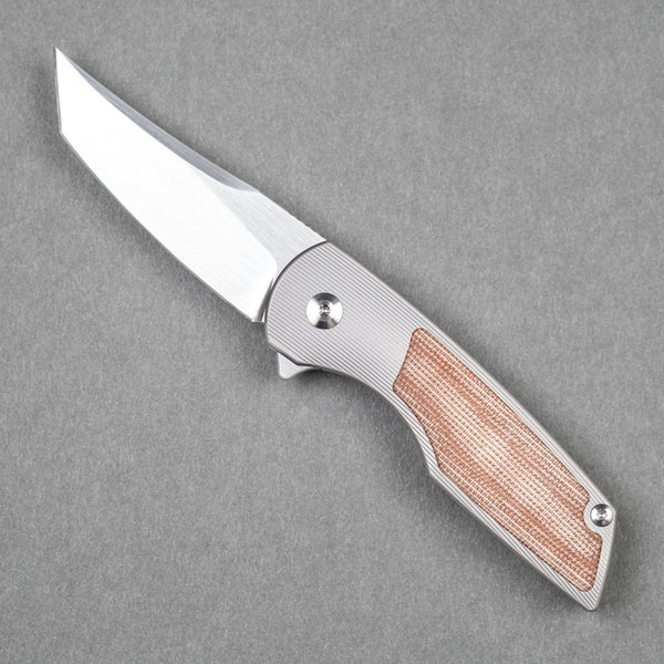 URBAN Delta - Brown Micarta & Hand - Rubbed Finish (Limited Run) - URBAN EDC®