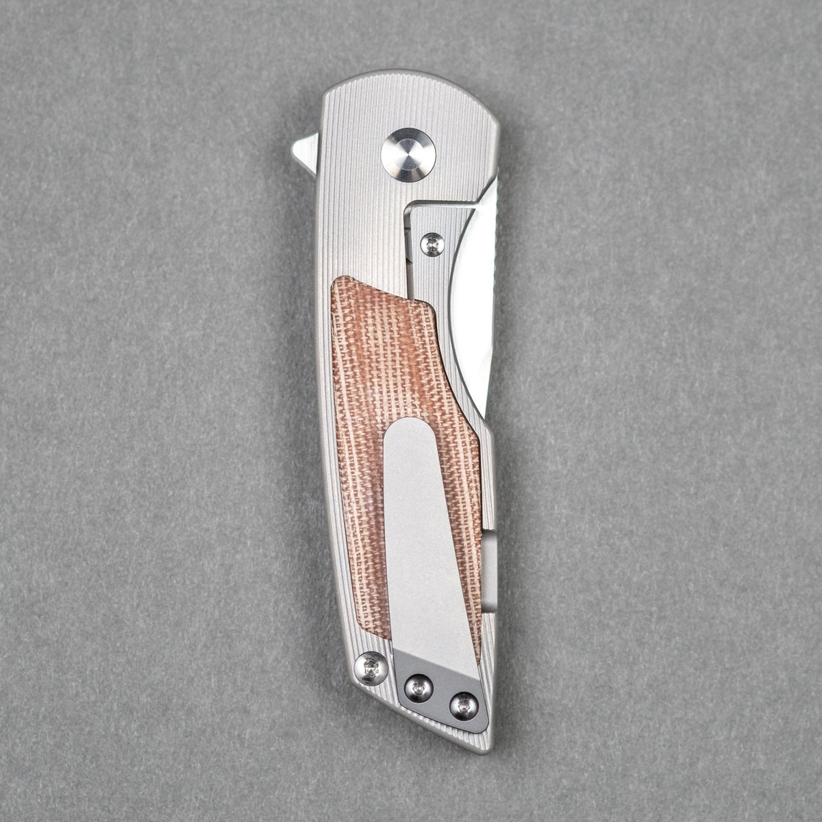 URBAN Delta - Brown Micarta & Hand - Rubbed Finish (Limited Run) - URBAN EDC®