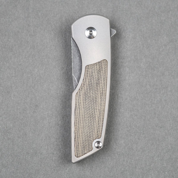 URBAN Delta - Green Micarta & Acid - Etched Finish (Limited Run) - URBAN EDC®
