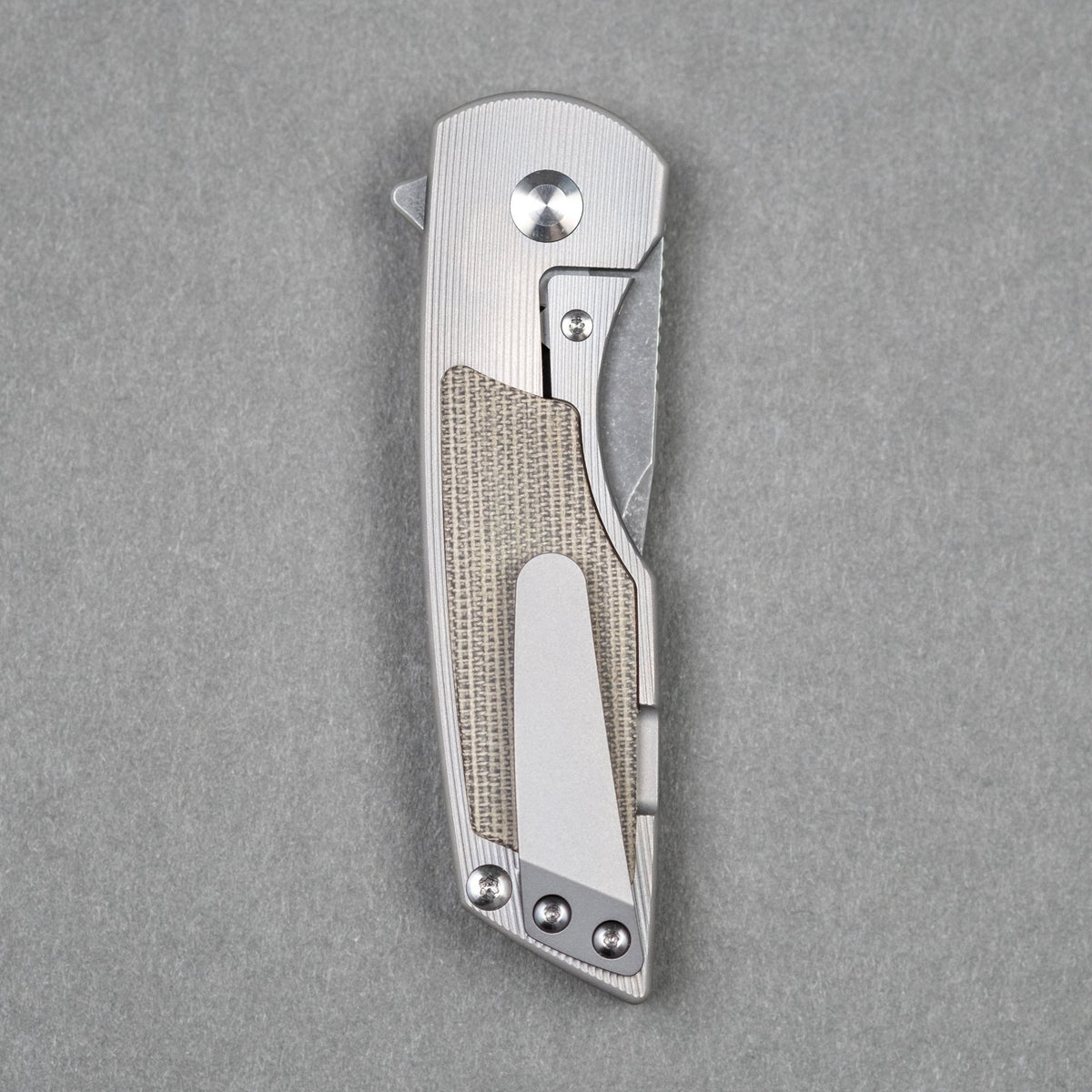 URBAN Delta - Green Micarta & Acid - Etched Finish (Limited Run) - URBAN EDC®