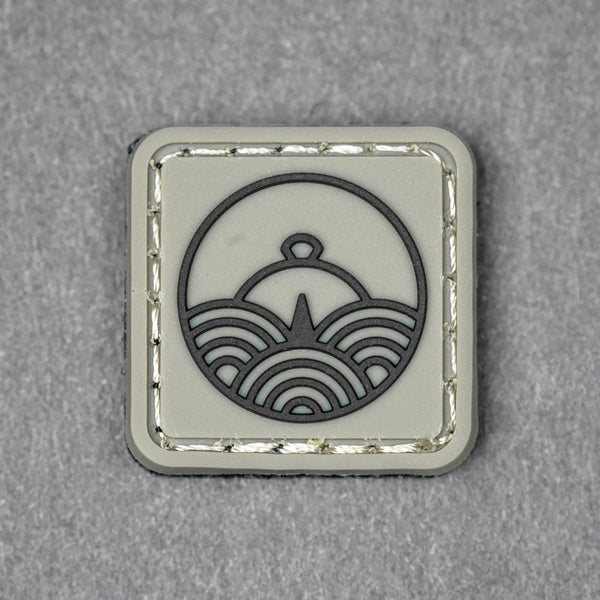 URBAN EDC® Compass Seigaiha RE Patch - Black on OD Green (Limited Edition) - URBAN EDC®