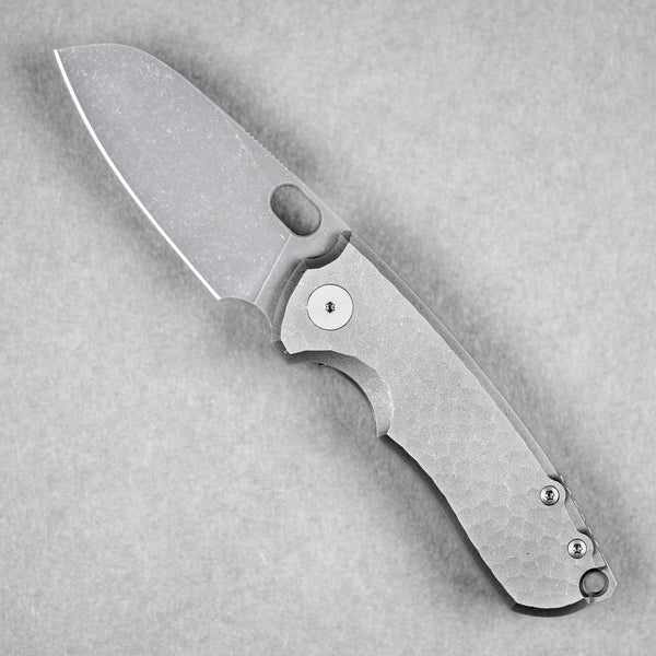 URBAN F5.5 - Acid - Etched Magnacut & Darkwashed Titanium w/ Jigged Pattern - URBAN EDC®