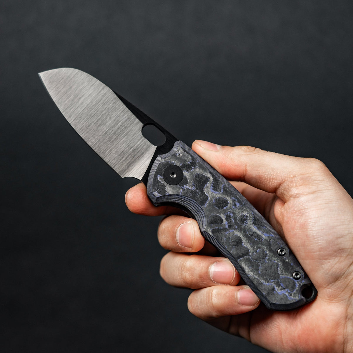 URBAN F5.5 - Belt Satin DLC Magnacut & Purple Flow Camo Carbon - URBAN EDC®