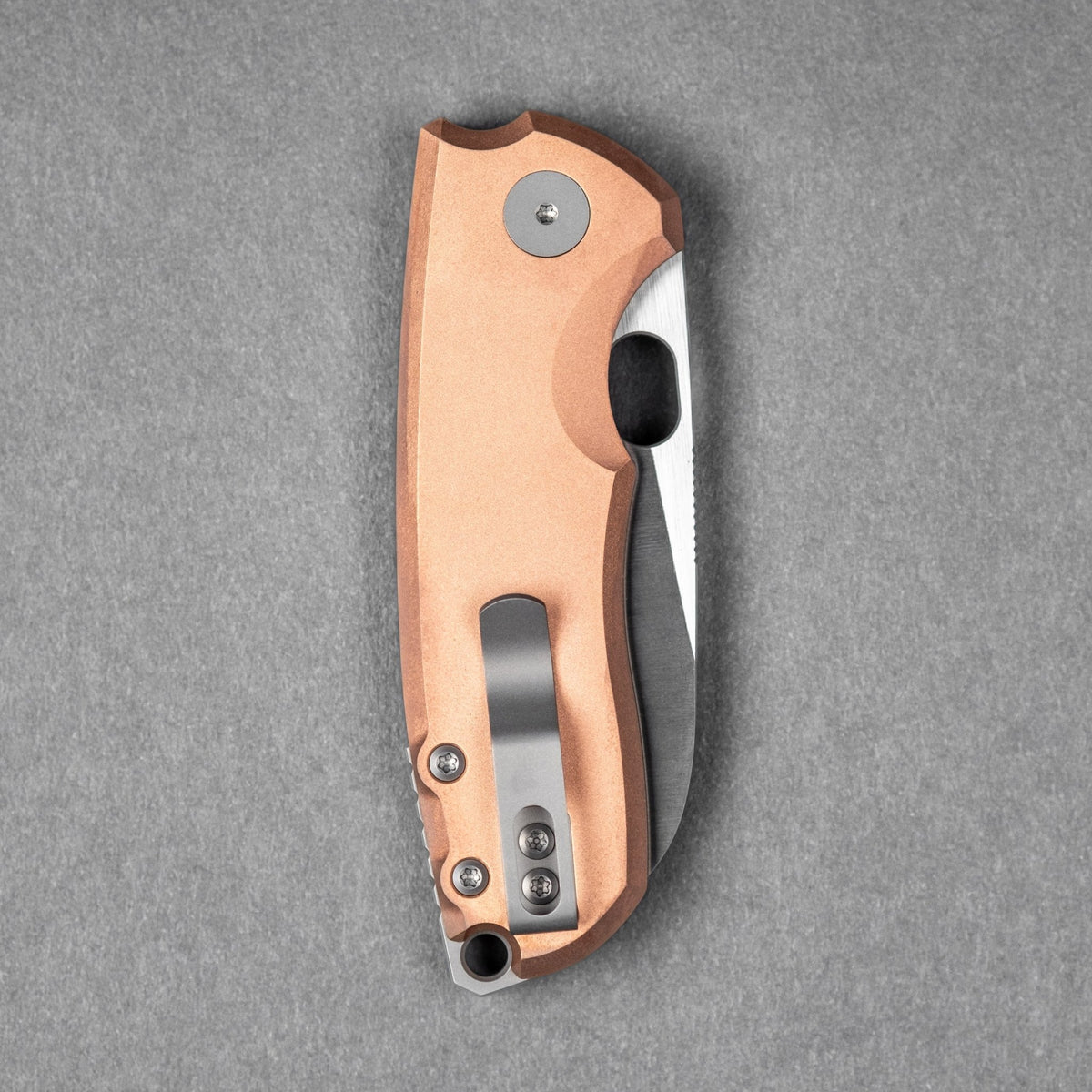 URBAN F5.5 - Blasted Copper w/ Anchor Stamp & Satin Magnacut - URBAN EDC®