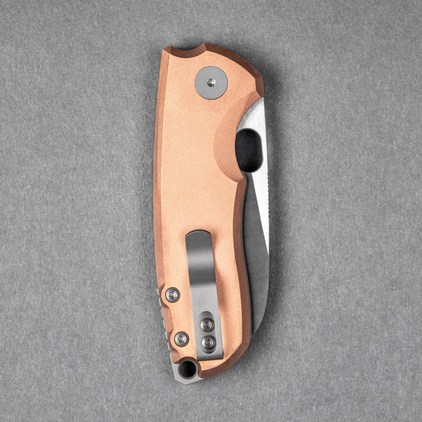 URBAN F5.5 - Blasted Copper w/ Anchor Stamp & Satin Magnacut - URBAN EDC®