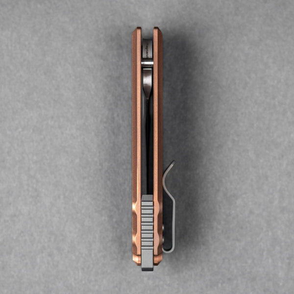 URBAN F5.5 - Blasted Copper w/ Anchor Stamp & Satin Magnacut - URBAN EDC®