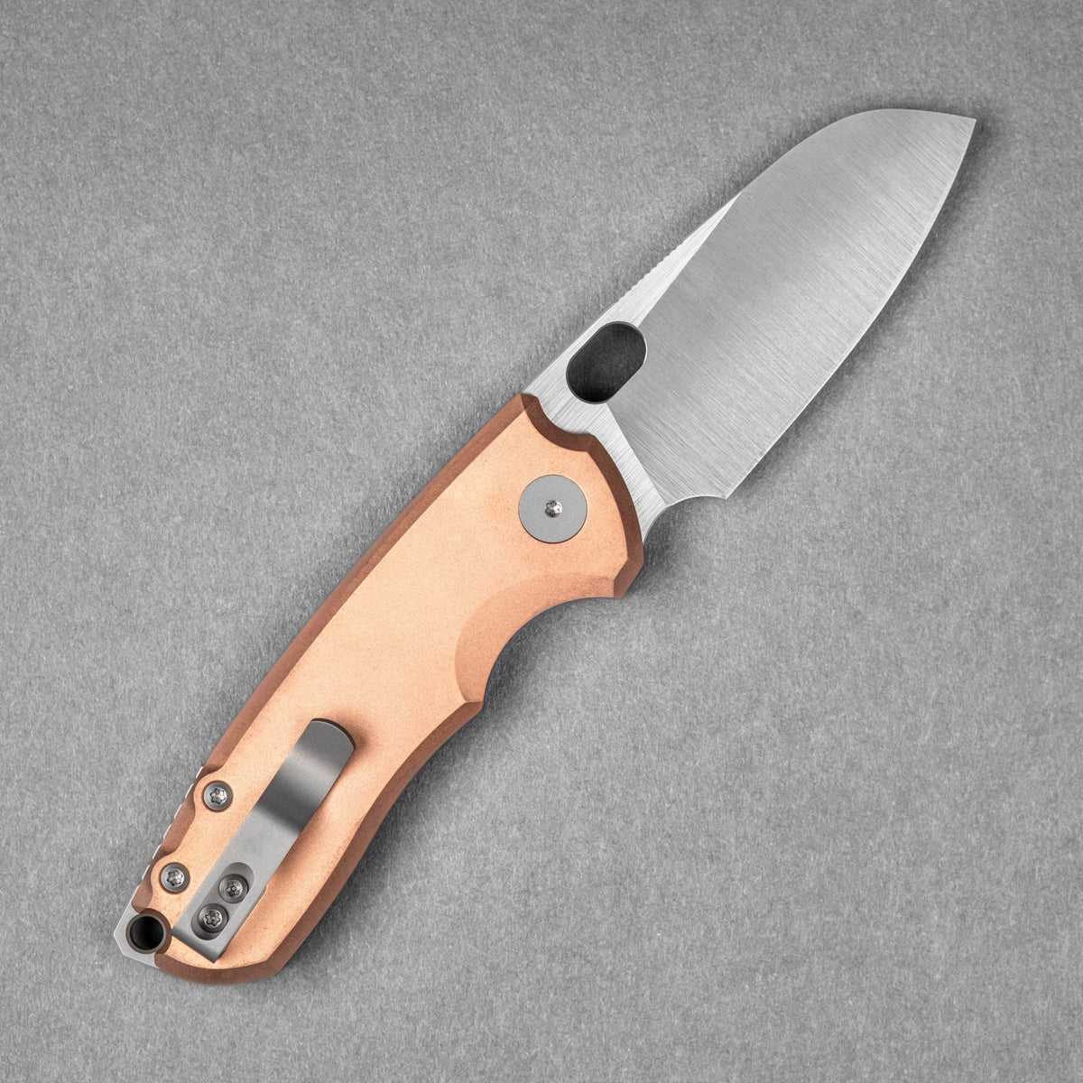 URBAN F5.5 - Blasted Copper w/ Anchor Stamp & Satin Magnacut - URBAN EDC®