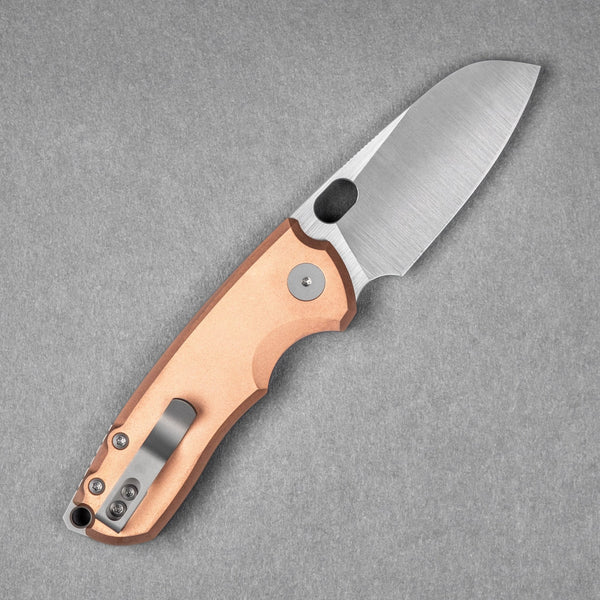 URBAN F5.5 - Blasted Copper w/ Anchor Stamp & Satin Magnacut - URBAN EDC®