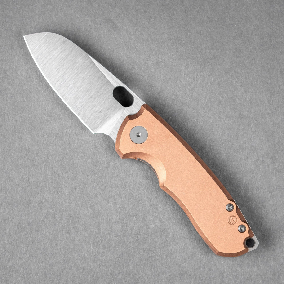 URBAN F5.5 - Blasted Copper w/ Anchor Stamp & Satin Magnacut - URBAN EDC®