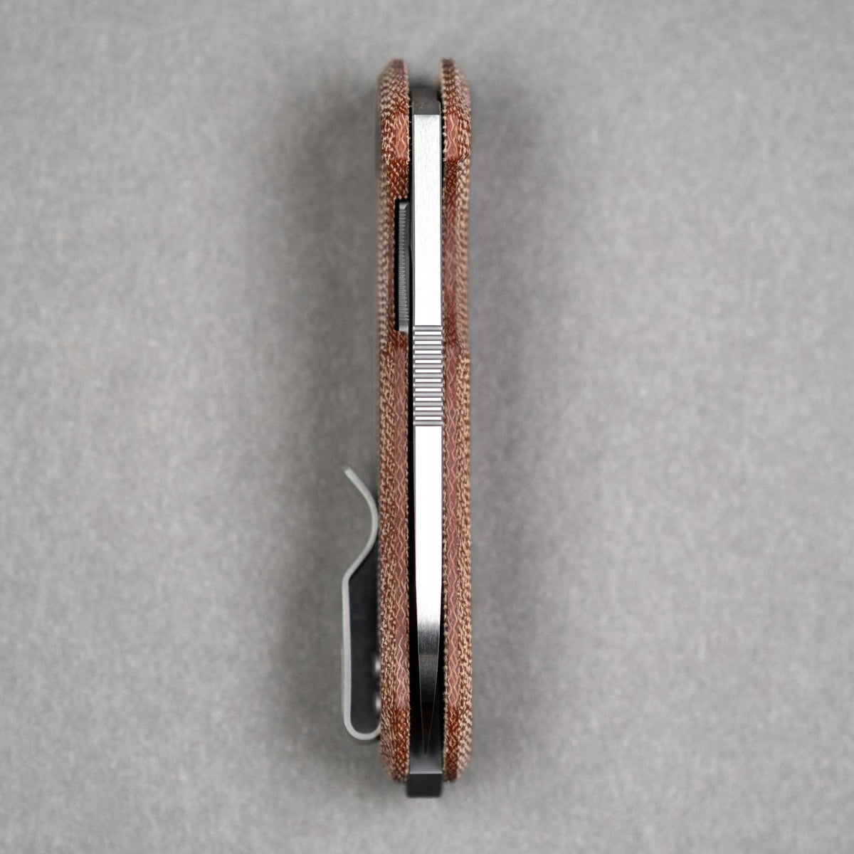 URBAN F5.5 - Brown Micarta & Satin Magnacut - URBAN EDC®