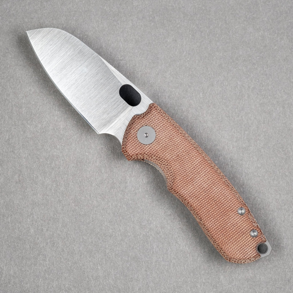 URBAN F5.5 - Brown Micarta & Satin Magnacut - URBAN EDC®