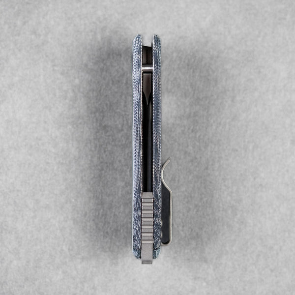 URBAN F5.5 - Darkwashed Magnacut & Blue Denim Micarta - URBAN EDC®