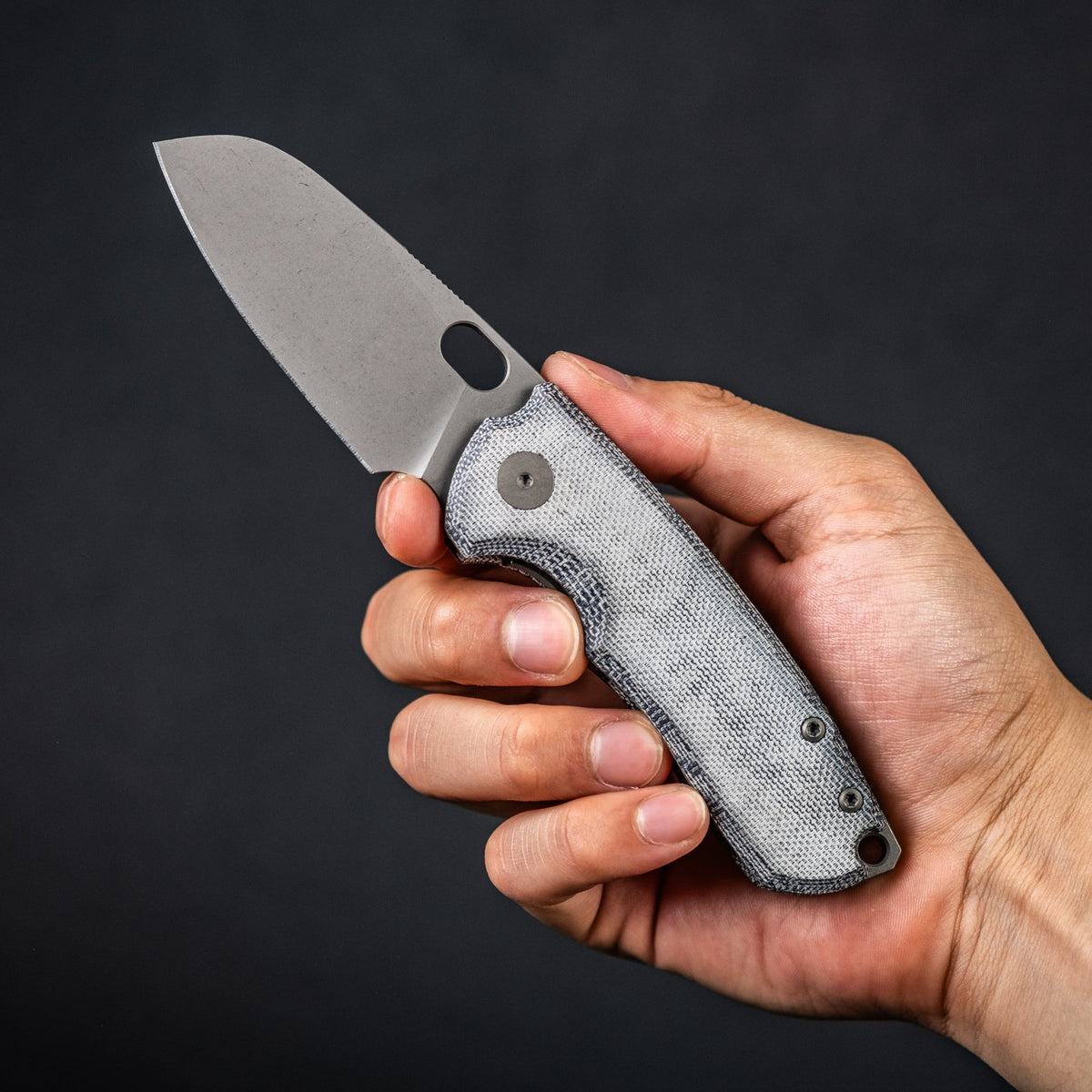 URBAN F5.5 - Darkwashed Magnacut & Blue Denim Micarta - URBAN EDC®