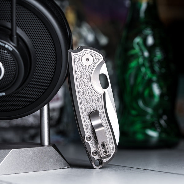URBAN F5.5 - Satin Vanax & Stonewashed Titanium Seigaiha - URBAN EDC®