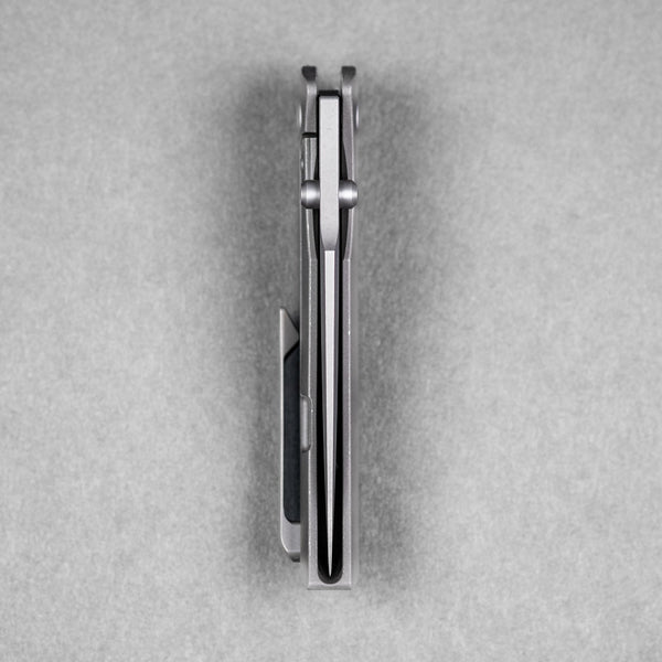URBAN Isurus - Darkwashed Magnacut & Darkwashed Titanium Integral w/ Bead Blasted Ti Hardware - URBAN EDC®