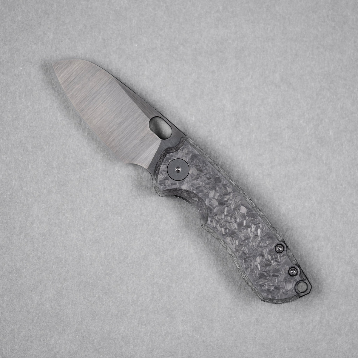 URBAN Jib - Belt Satin DLC Vanax & Marbled Carbon Fiber Linerlock - URBAN EDC®