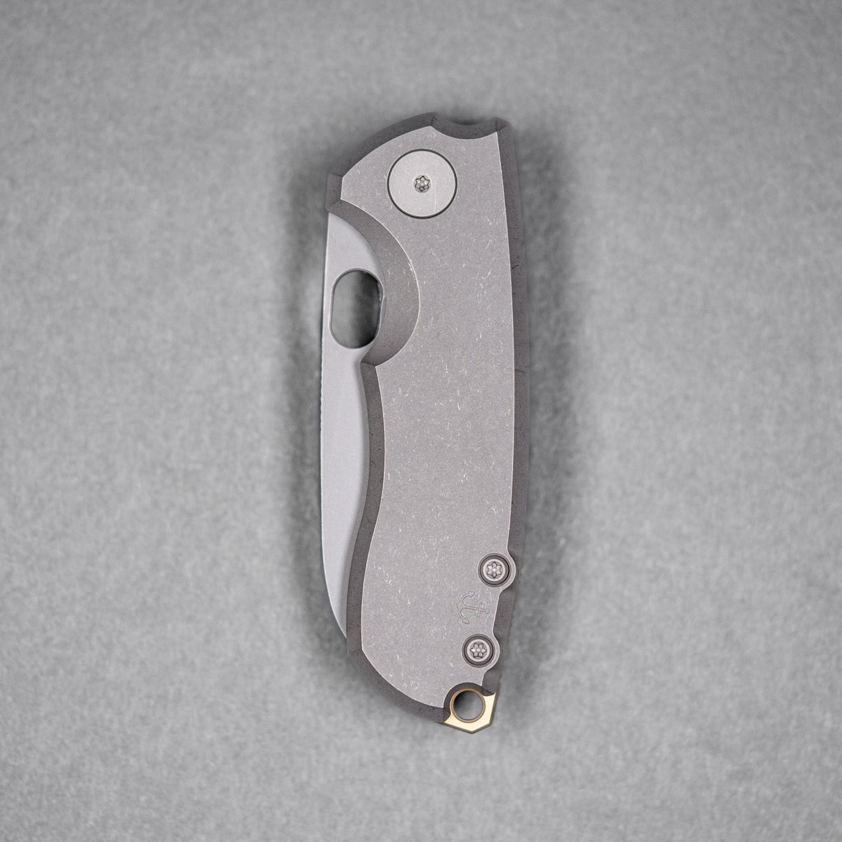 URBAN Jib - Darkwashed Vanax & Darkwashed Titanium Linerlock w/ Bronze Backspacer - URBAN EDC®