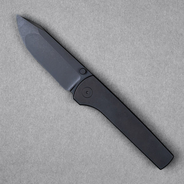 URBAN Miso - Blackwashed Titanium w/ Blackwashed Compound Hollow Magnacut - URBAN EDC®