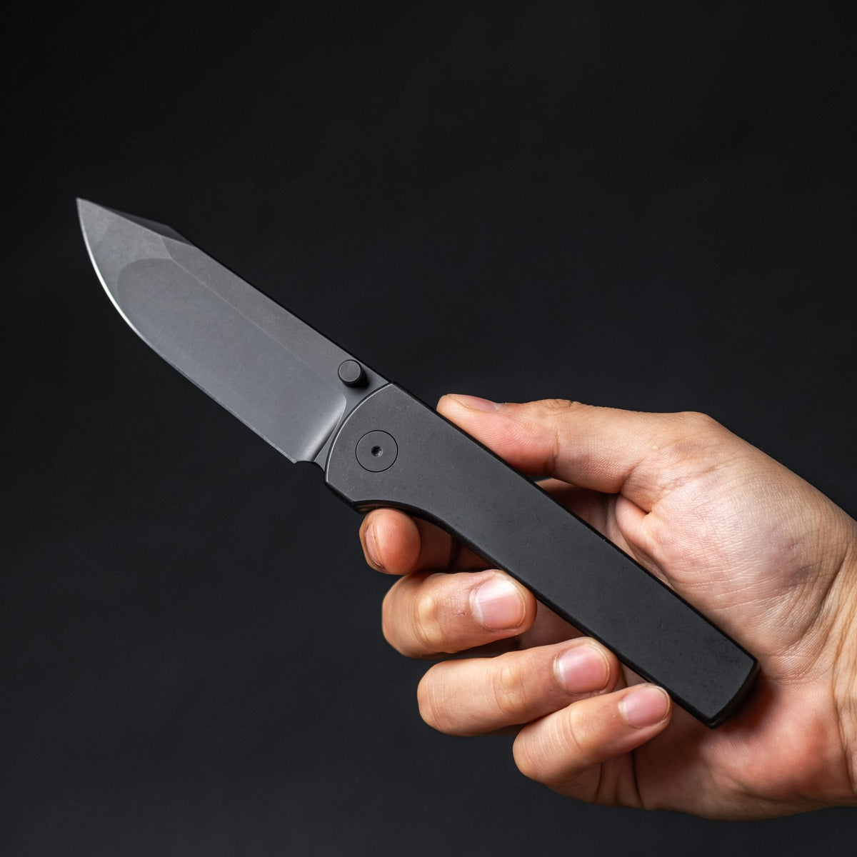 URBAN Miso - Blackwashed Titanium w/ Blackwashed Compound Hollow Magnacut - URBAN EDC®