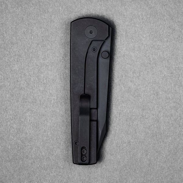 URBAN Miso - Blackwashed Titanium w/ Blackwashed Compound Hollow Magnacut - URBAN EDC®