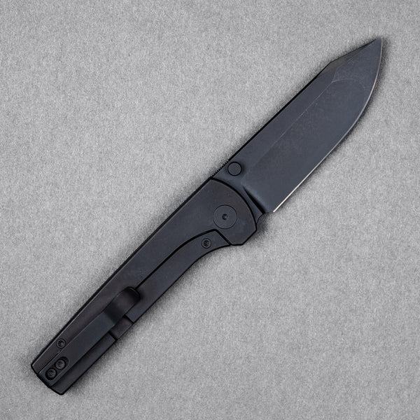 URBAN Miso - Blackwashed Titanium w/ Blackwashed Compound Hollow Magnacut - URBAN EDC®