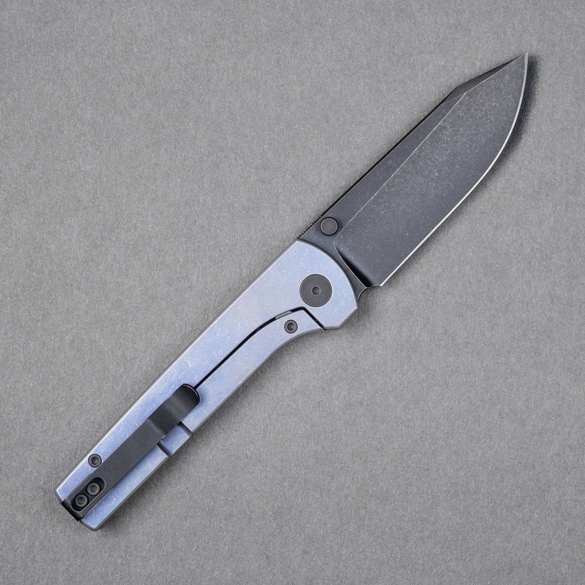 URBAN Miso - Blurple Titanium w/ Blackwashed Full Hollow M390 - URBAN EDC®