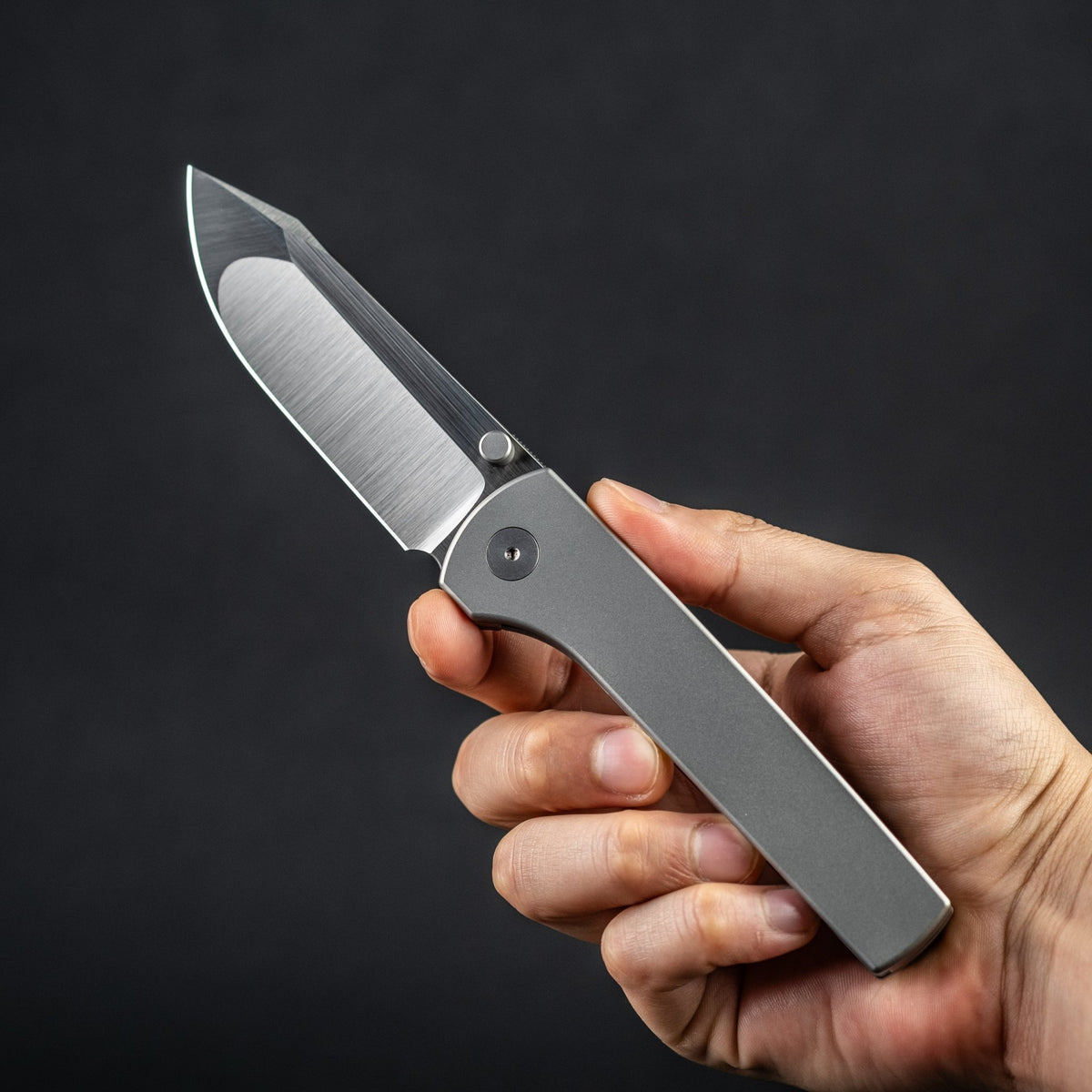 URBAN Miso - Plain Jane Titanium w/ Compound Hollow M390 - URBAN EDC®