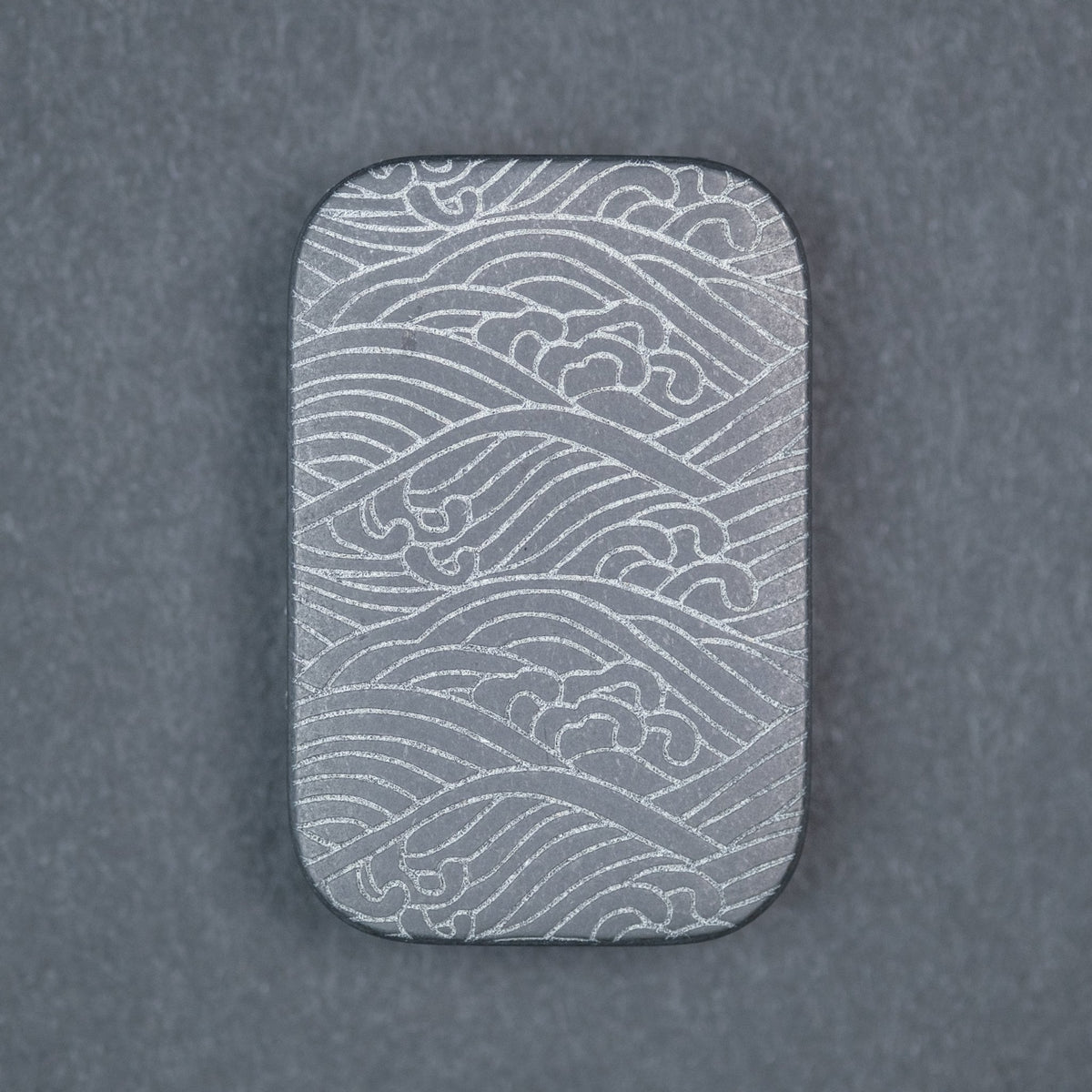Ben Krein Worry Stone - Zirc w/ Seigaiha V2 Engraving (Exclusive) - URBAN EDC®