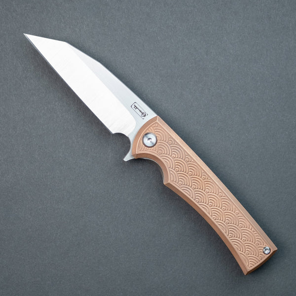 Chaves Sangre Street Wharncliffe - Copper & Titanium w/ Seigaiha Motif (Exclusive) - URBAN EDC®