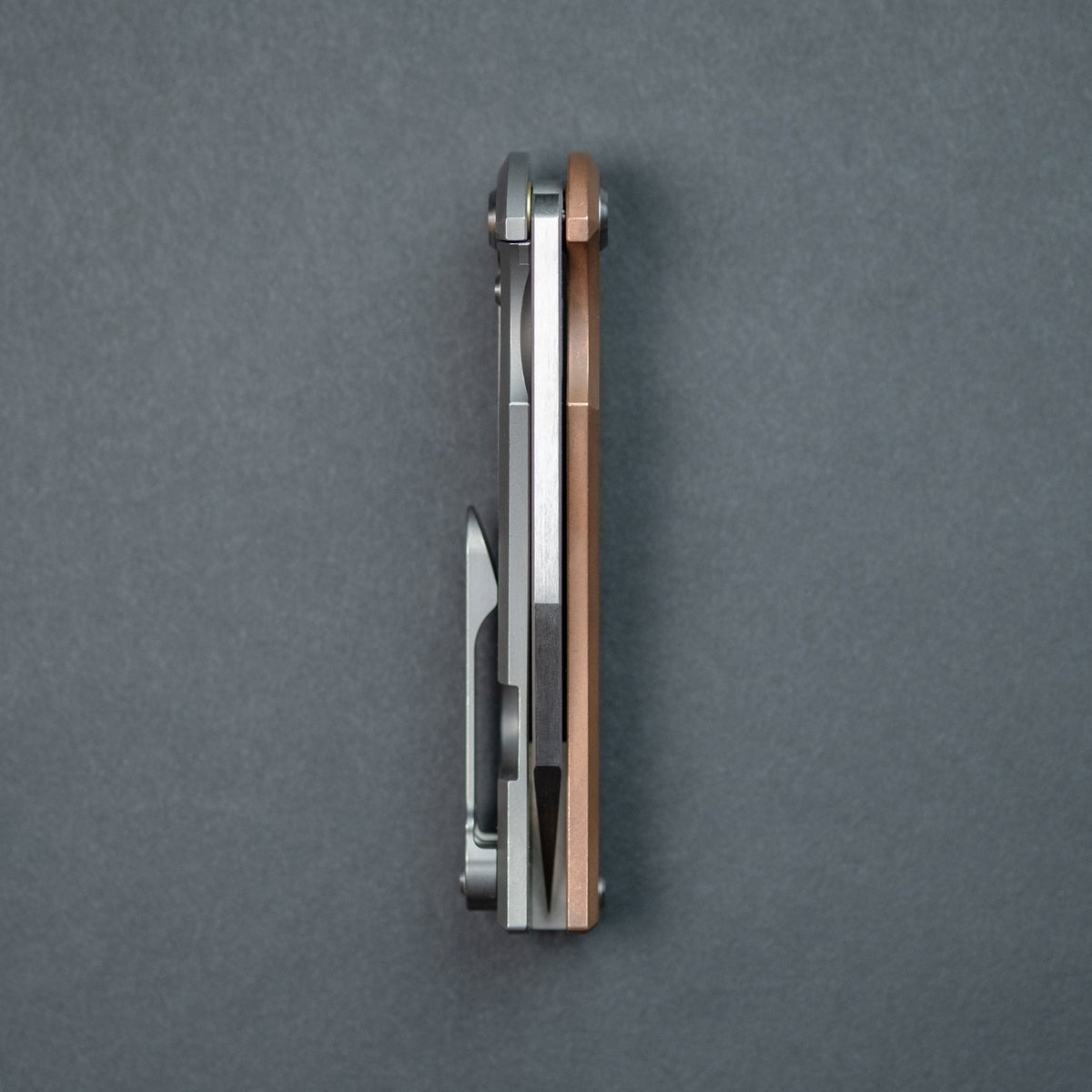 Chaves Sangre Street Wharncliffe - Copper & Titanium w/ Seigaiha Motif (Exclusive) - URBAN EDC®