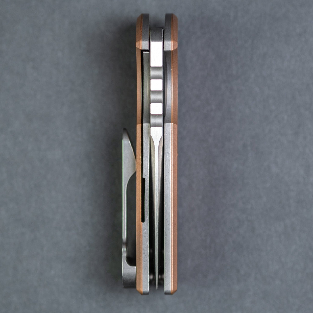 Chaves T.A.K Flipper - Seigaiha Engraved Copper (Exclusive) - URBAN EDC®
