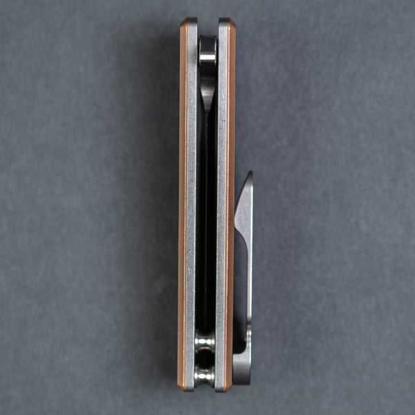 Chaves T.A.K Flipper - Seigaiha Engraved Copper (Exclusive) - URBAN EDC®