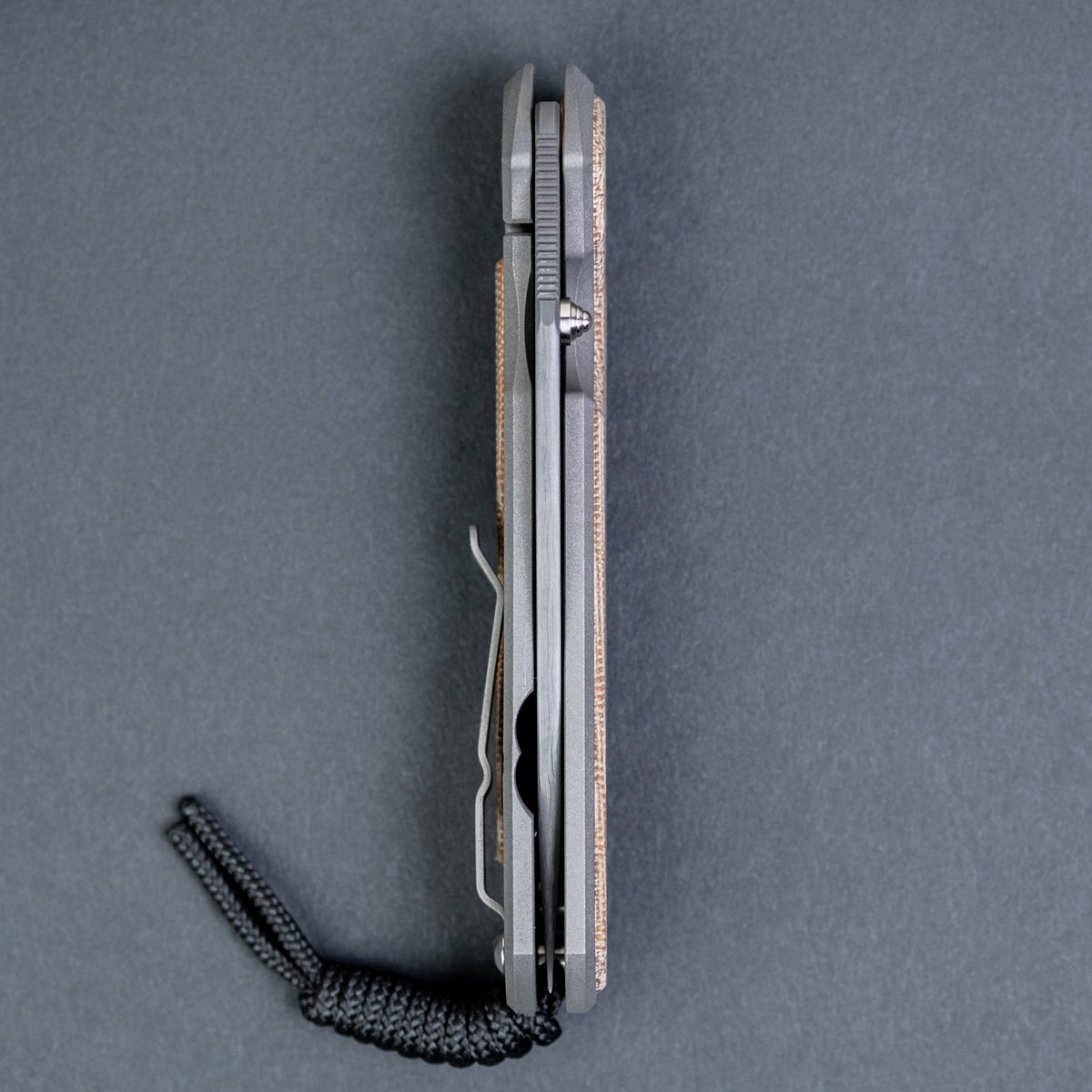 Chris Reeve Large Sebenza 31 Drop Point - Natural Micarta & Ladder Damascus - URBAN EDC®