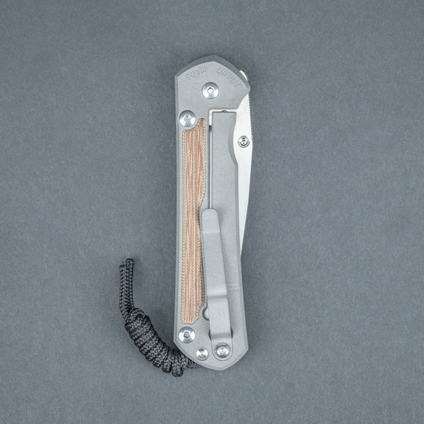 Chris Reeve Large Sebenza 31 - S45VN Drop Point Blade w/ Natural Micarta Inlay - URBAN EDC®