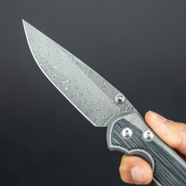 Chris Reeve Large Sebenza 31 w/ Black Micarta Inlay & Boomerang Damascus - URBAN EDC®