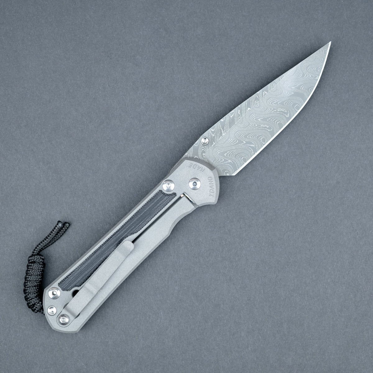 Chris Reeve Large Sebenza 31 w/ Black Micarta Inlay & Boomerang Damascus - URBAN EDC®