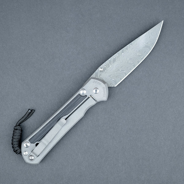 Chris Reeve Large Sebenza 31 w/ Black Micarta Inlay & Boomerang Damascus - URBAN EDC®