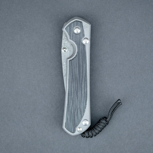 Chris Reeve Large Sebenza 31 w/ Black Micarta Inlay & Boomerang Damascus - URBAN EDC®