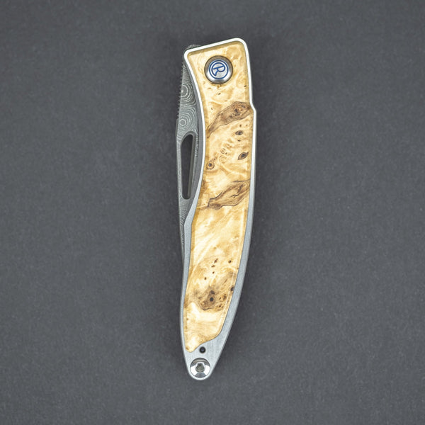 Chris Reeve Mnandi - Box Elder & Raindrop Damascus - URBAN EDC®