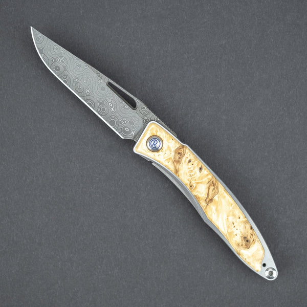 Chris Reeve Mnandi - Box Elder & Raindrop Damascus - URBAN EDC®