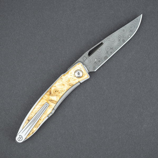 Chris Reeve Mnandi - Box Elder & Raindrop Damascus - URBAN EDC®