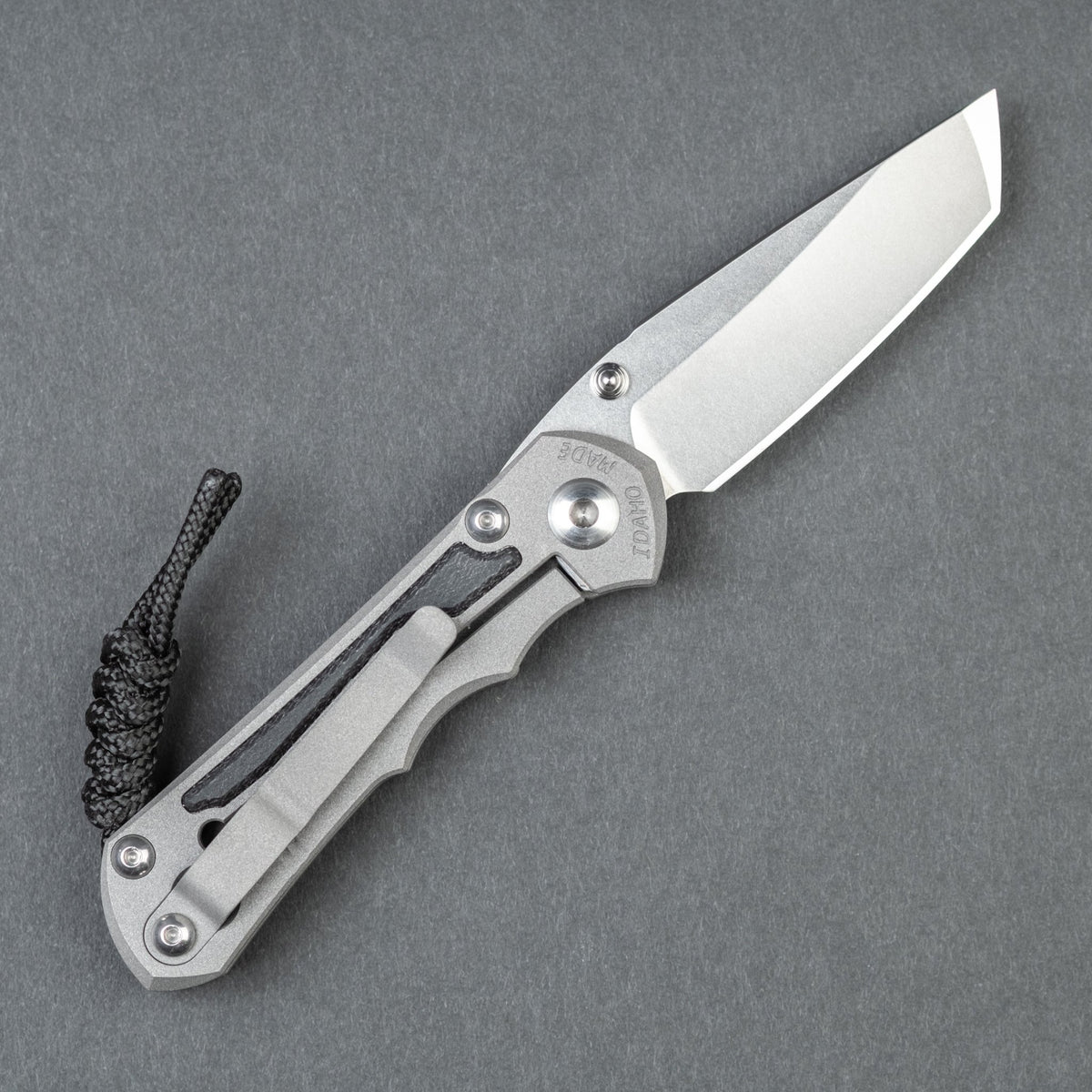 Chris Reeve Small Inkosi Tanto - Black Canvas Micarta - URBAN EDC®