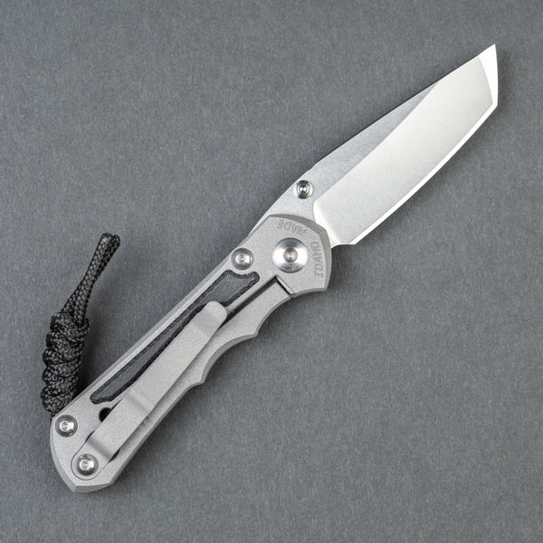 Chris Reeve Small Inkosi Tanto - Black Canvas Micarta - URBAN EDC®