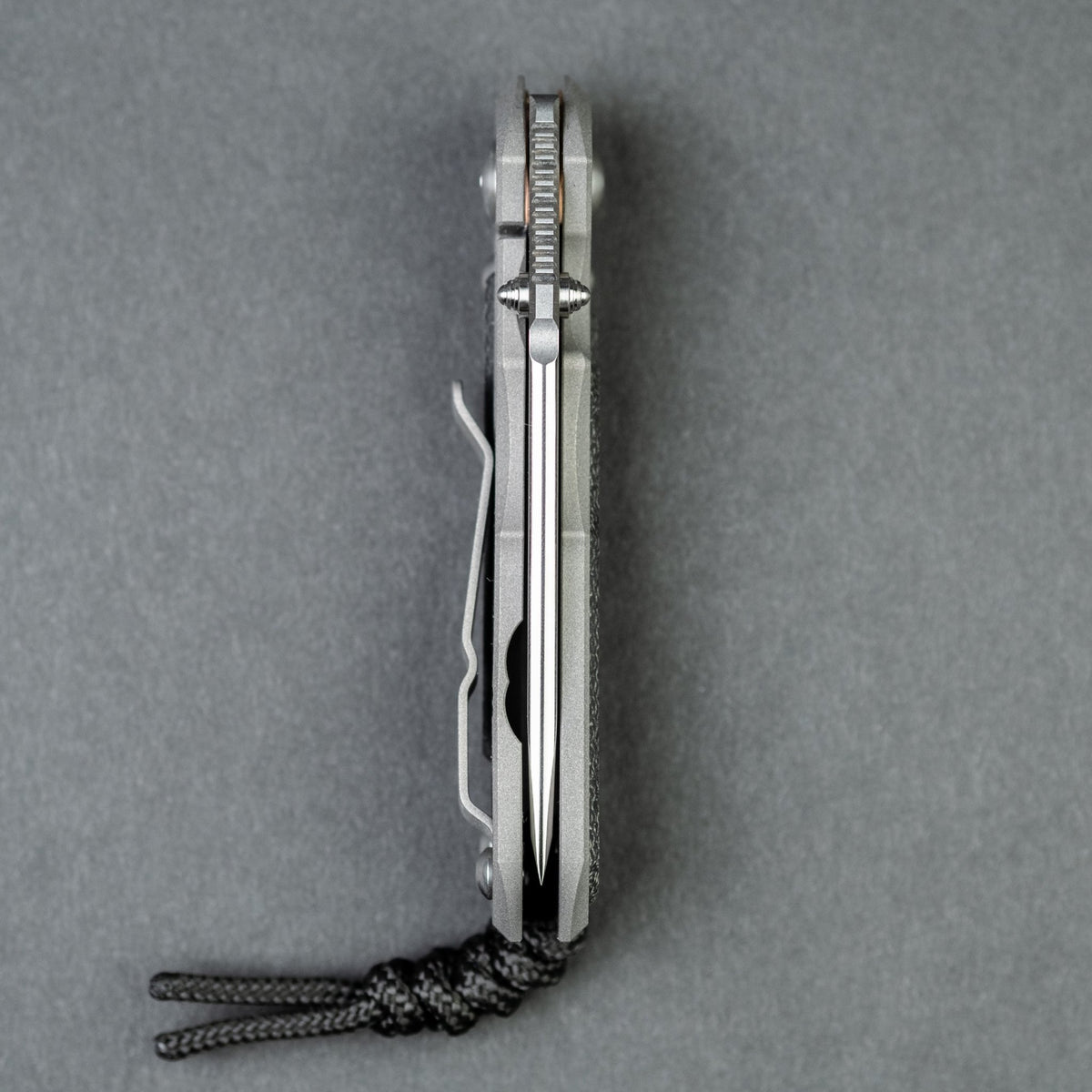 Chris Reeve Small Inkosi Tanto - Black Canvas Micarta - URBAN EDC®