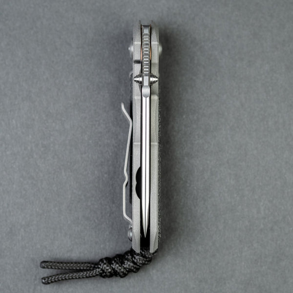 Chris Reeve Small Inkosi Tanto - Black Canvas Micarta - URBAN EDC®